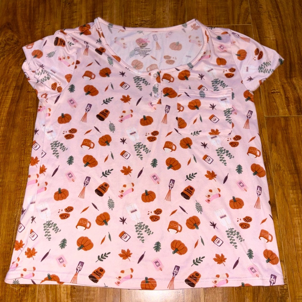 pink pajama top